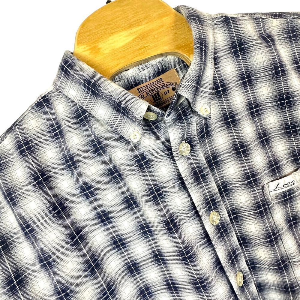 Elite Team Loco Streetjeans‎ Loco Streetgear Men's Button Down XXL Plaid Flannel